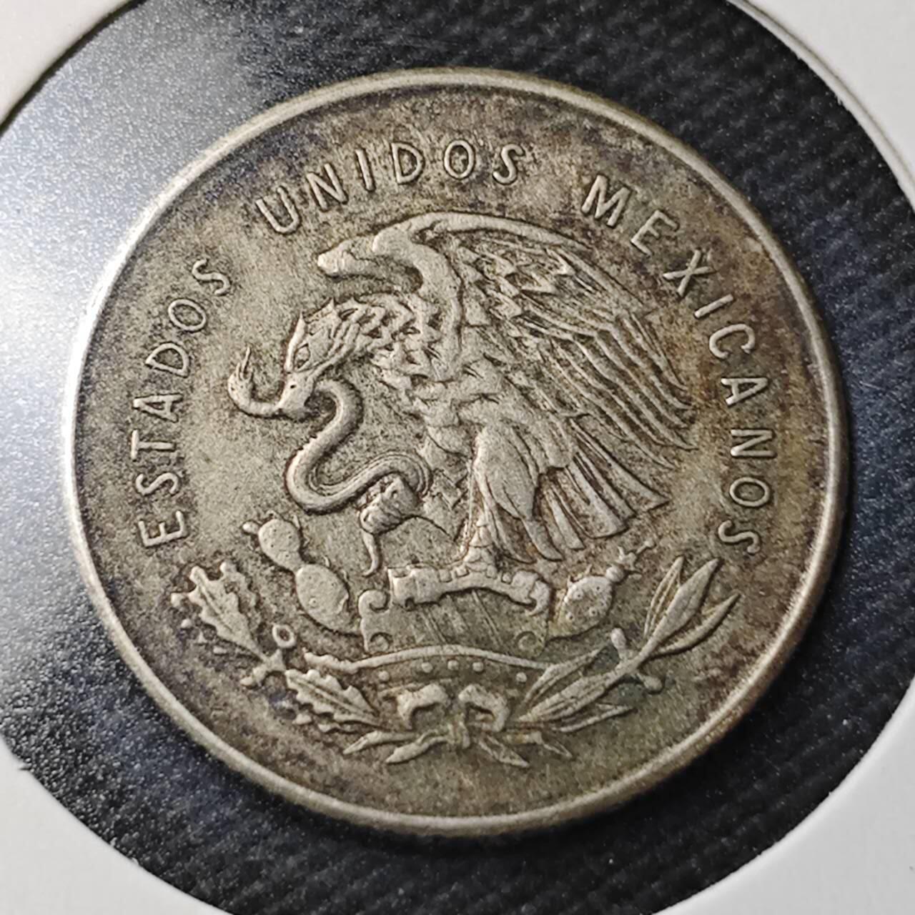 KK钱币收藏小铺  第363场  2月预留时间 周末发货  1920墨西哥20分银币