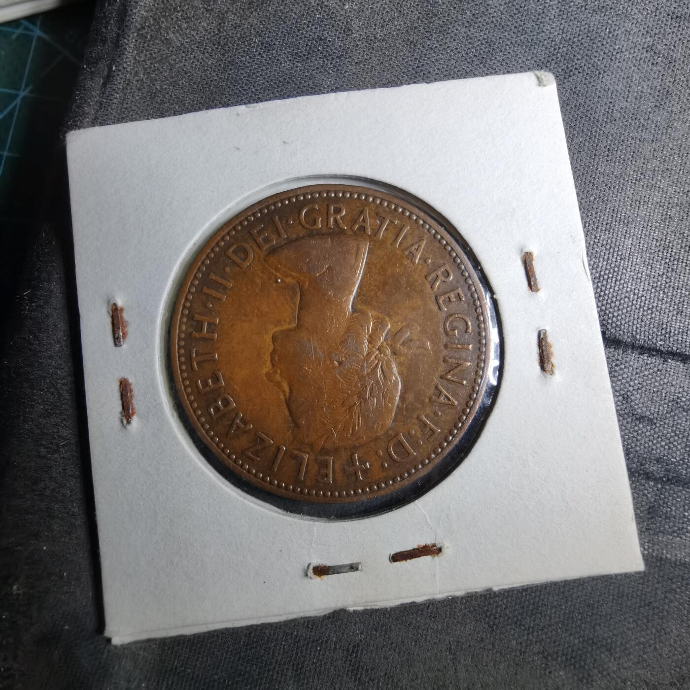 沼泽如烟--第888场 英国1962年1便士