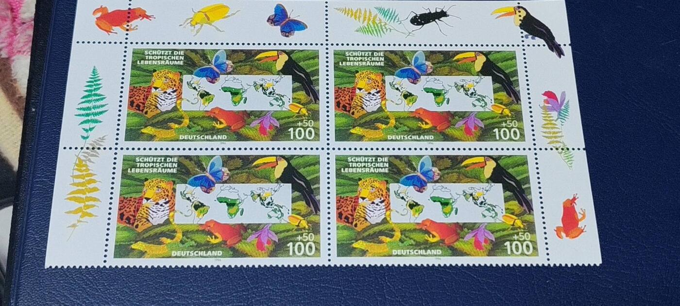 德国邮票专场，都是四方联