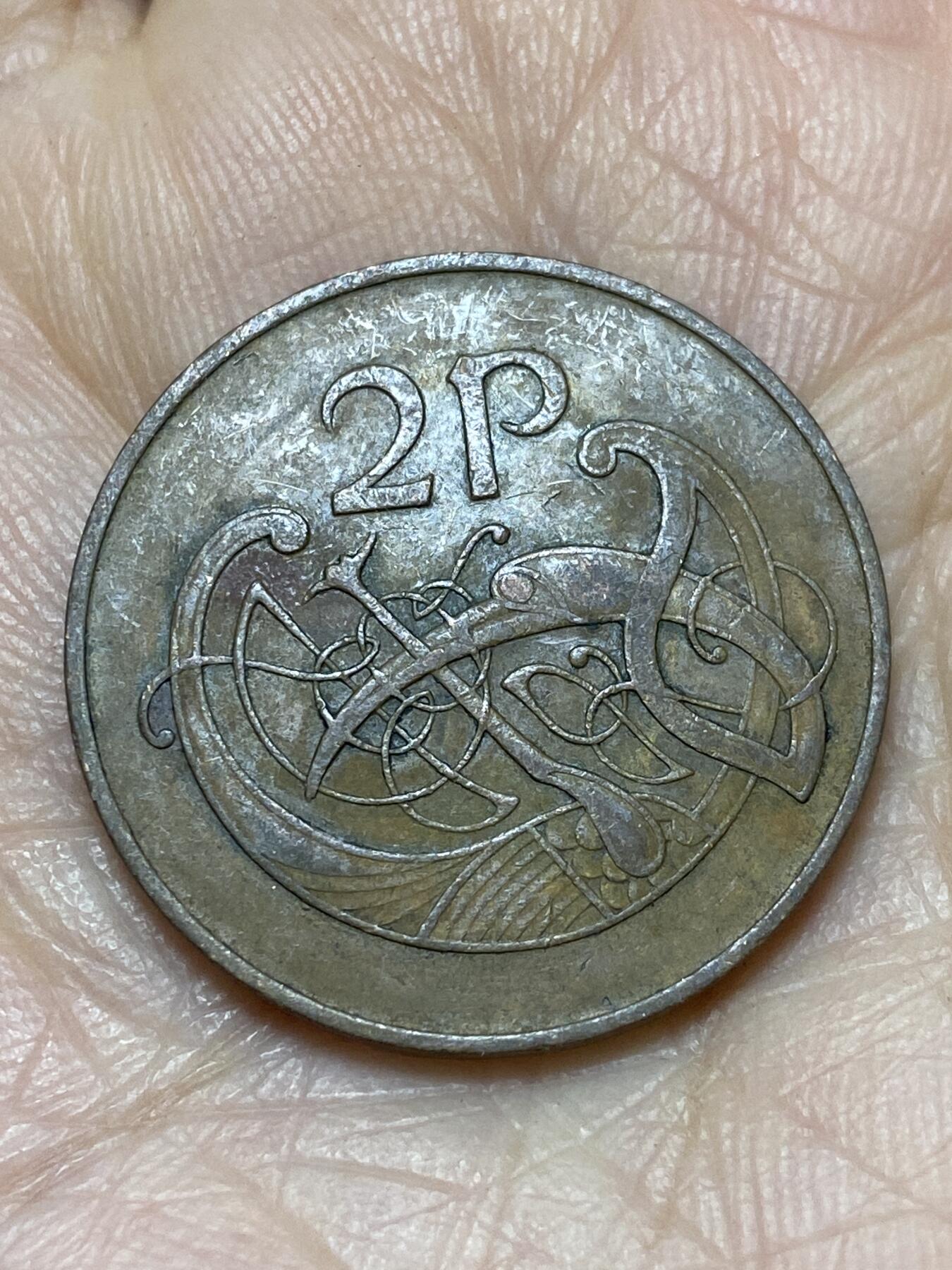 2025年第一百二十一场(总第一百四十七场）外国好品散币(免佣金) 爱尔兰🇮🇪1971年2便士(共和国时期第二套第一版，青铜材质无磁版首发年)