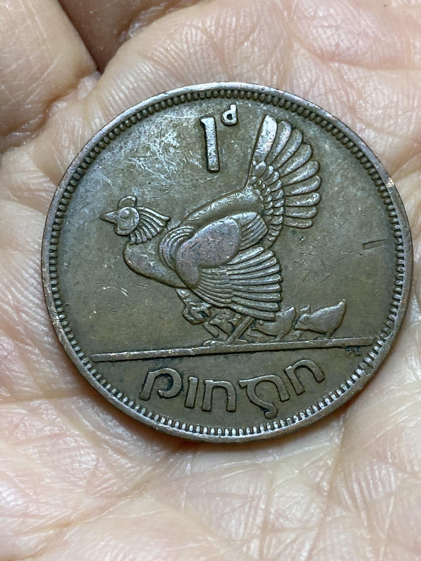 2025年第一百二十一场(总第一百四十七场）外国好品散币(免佣金) 爱尔兰🇮🇪1942年1便士(共和国时期第一套)