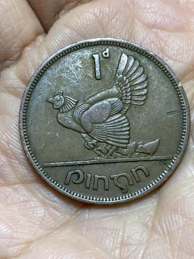 2025年第一百二十一场(总第一百四十七场）外国好品散币(免佣金) - 爱尔兰🇮🇪1942年1便士(共和国时期第一套)