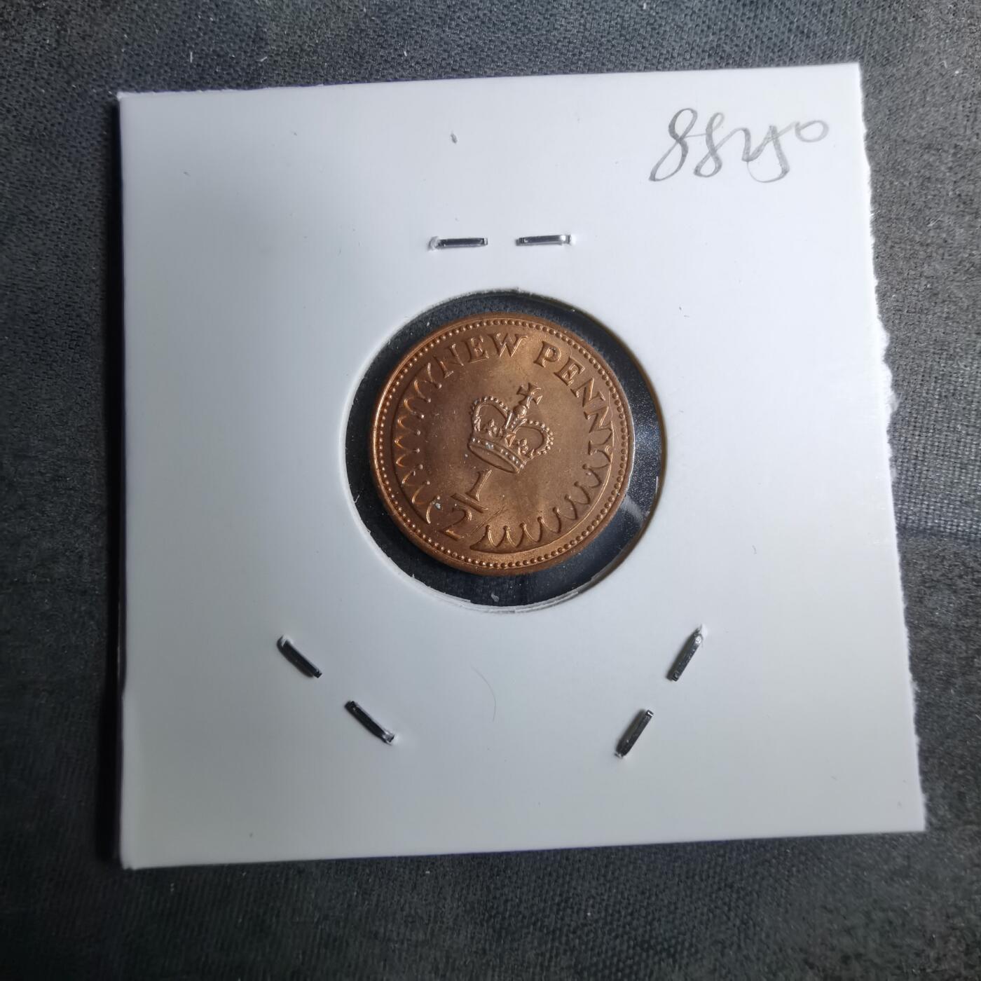 沼泽如烟--第888场 英国1981年半便士