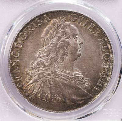 PCGS-MS62 1759神罗弗朗茨一世泰勒大银币 唯一冠军 - PCGS-MS62 1759神罗弗朗茨一世泰勒大银币 唯一冠军