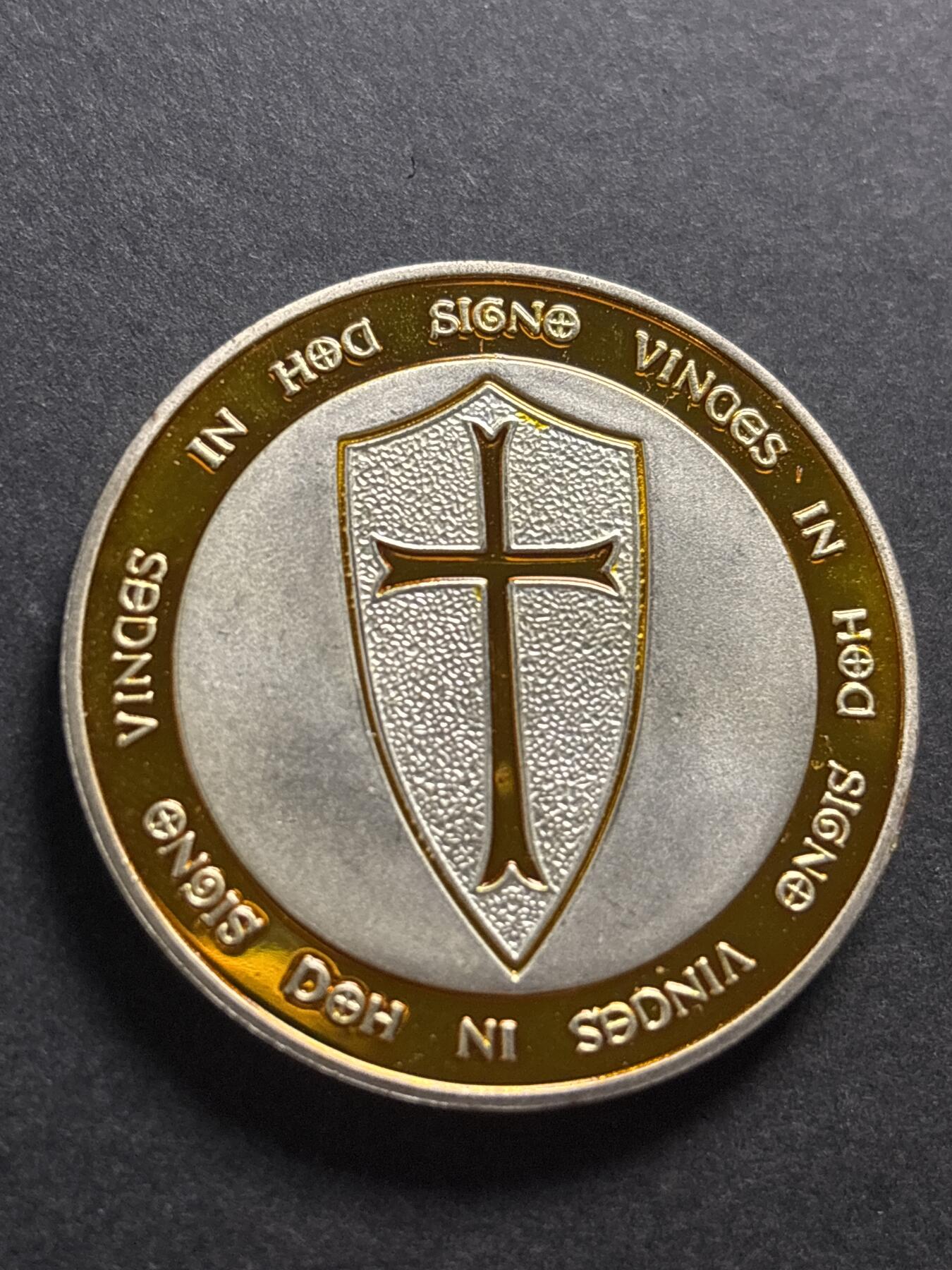 文馨钱币收藏第 278 场，银元，纸币，铜章场 长期接收代拍品 圣骑士纪念章