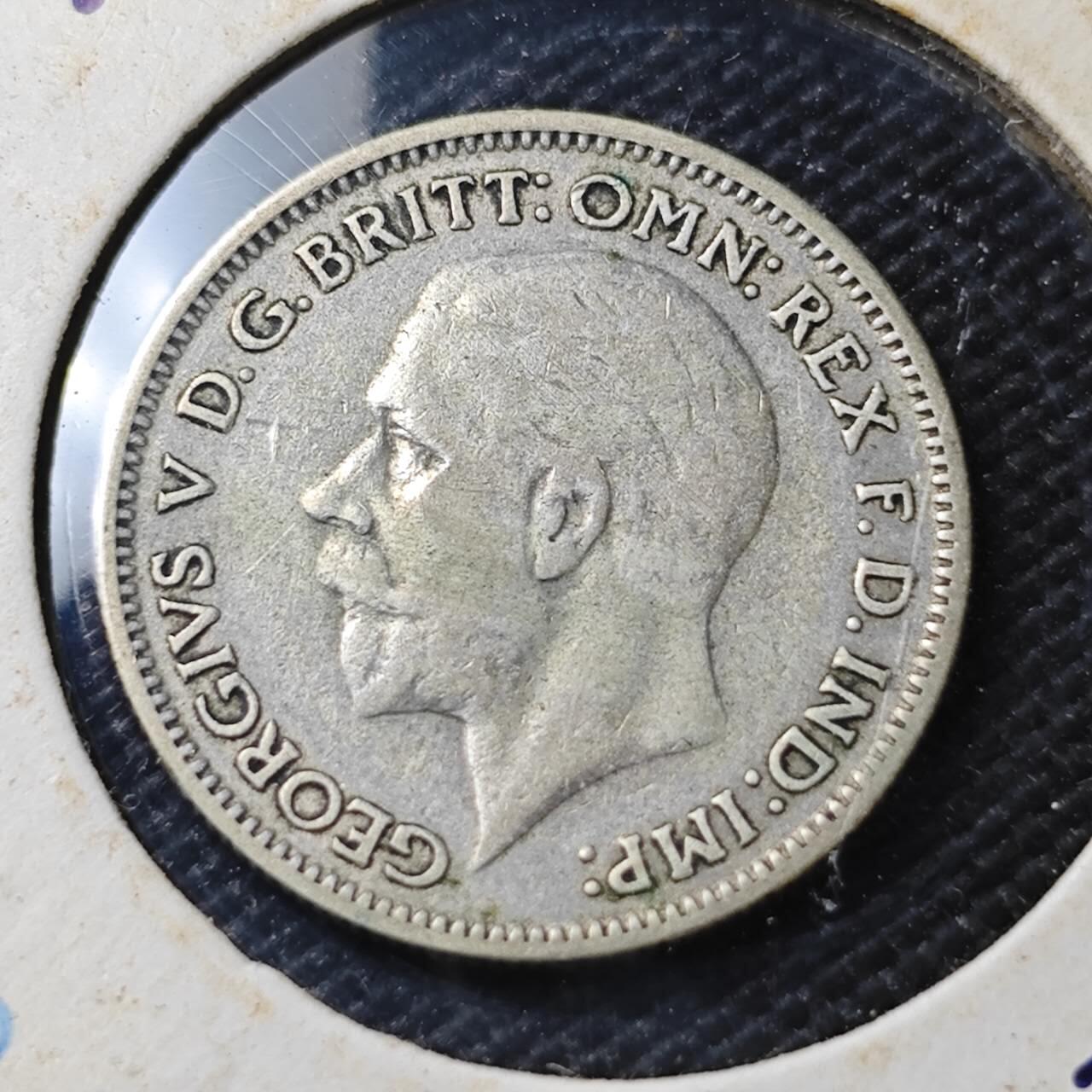 KK钱币收藏小铺  第363场  2月预留时间 周末发货  1932英国6便士银币