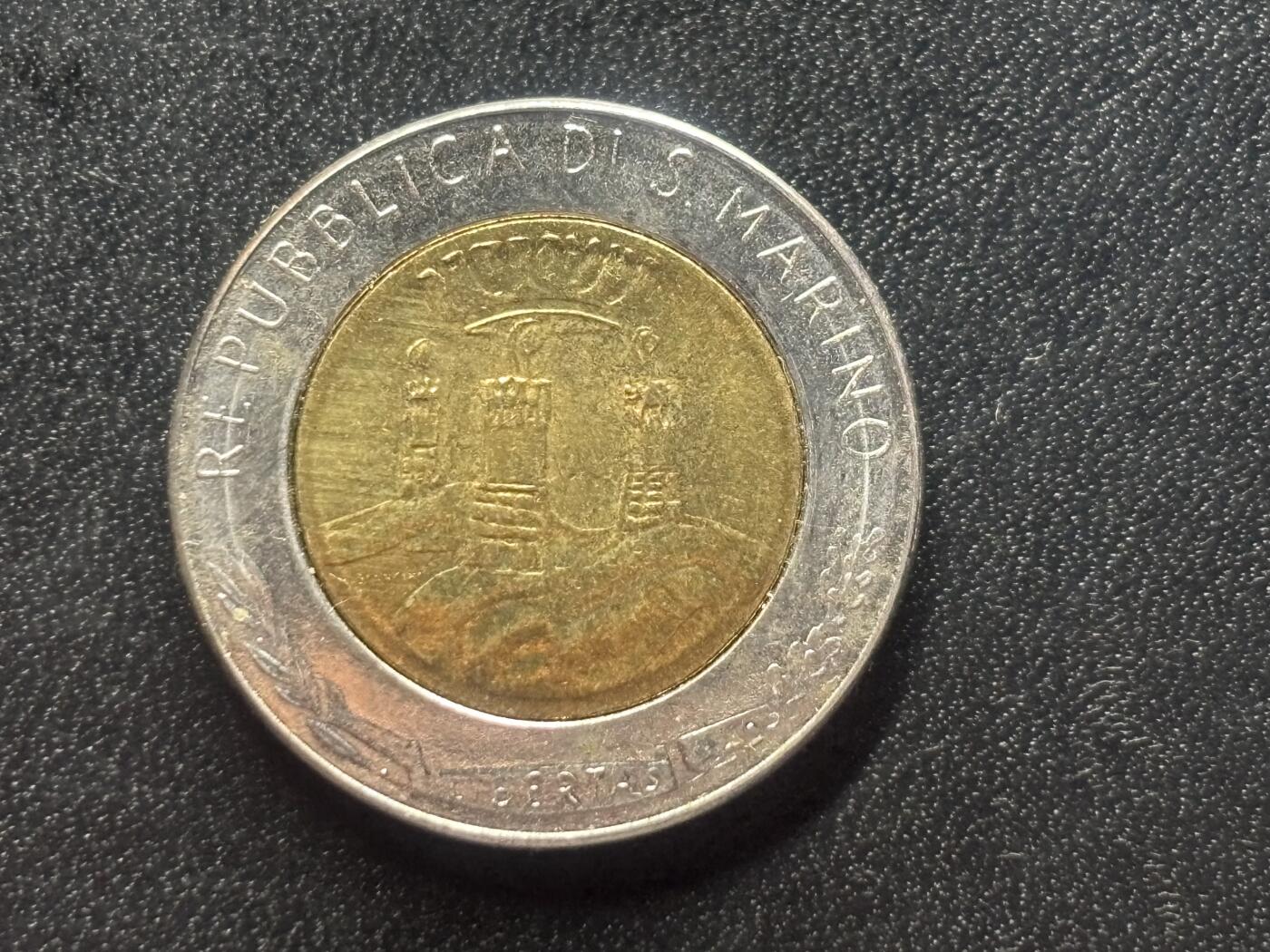 邮泉阁限时拍卖第三十四场 圣马力诺、梵蒂冈、意大利硬币专场（硬币在国外。请付邮费6元。） 圣马力诺1982年500里拉