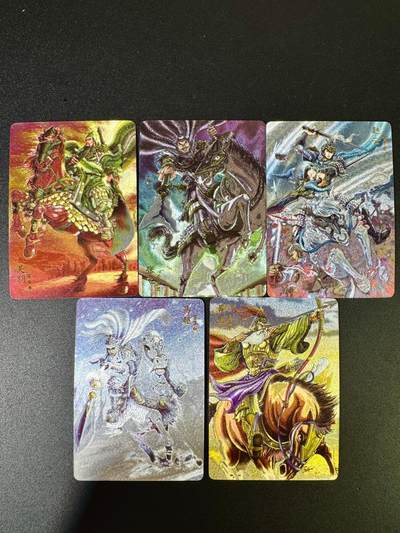 NO.14 好又多金牌大场，双11狂欢！每周一站式配齐，方便凑单！（周6晚8点截拍，卖家送拍0抽成！） - 鼎好卡牌 龙耀三国五虎将 粗闪5张