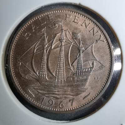 沼泽如烟--第888场 - 英国1967年半便士