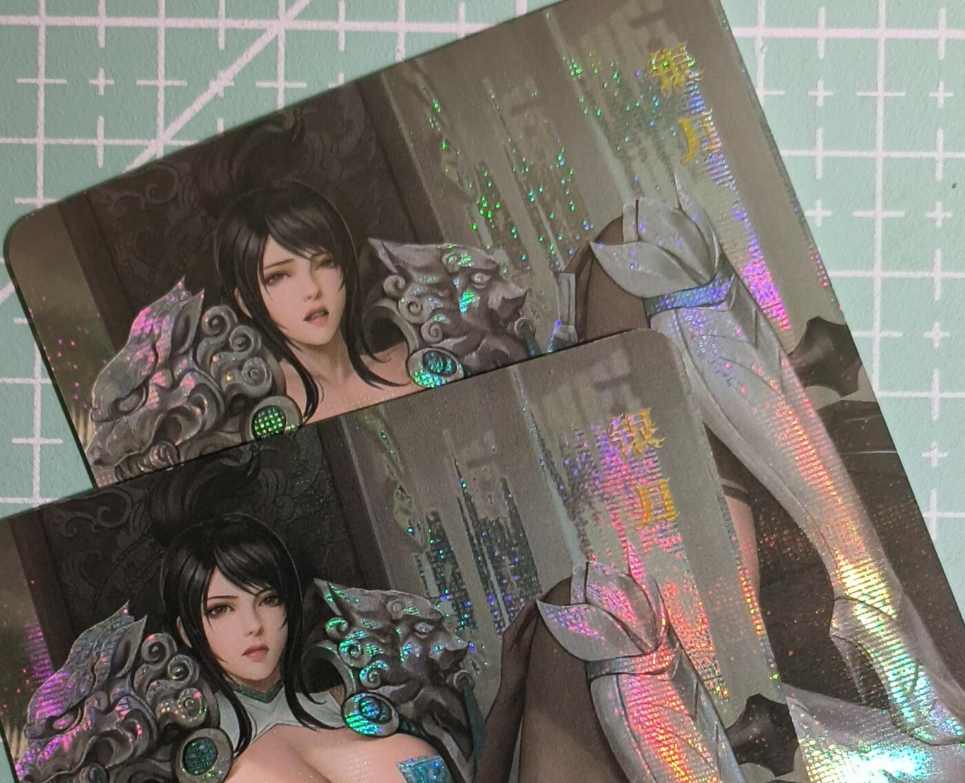 C先生卡牌 第15期 元集纪·刷子签·罐儿签·毒瘤签(持续收拍品中...) 【纱布闪】冰狗卡牌《银月》双服饰 艺术卡