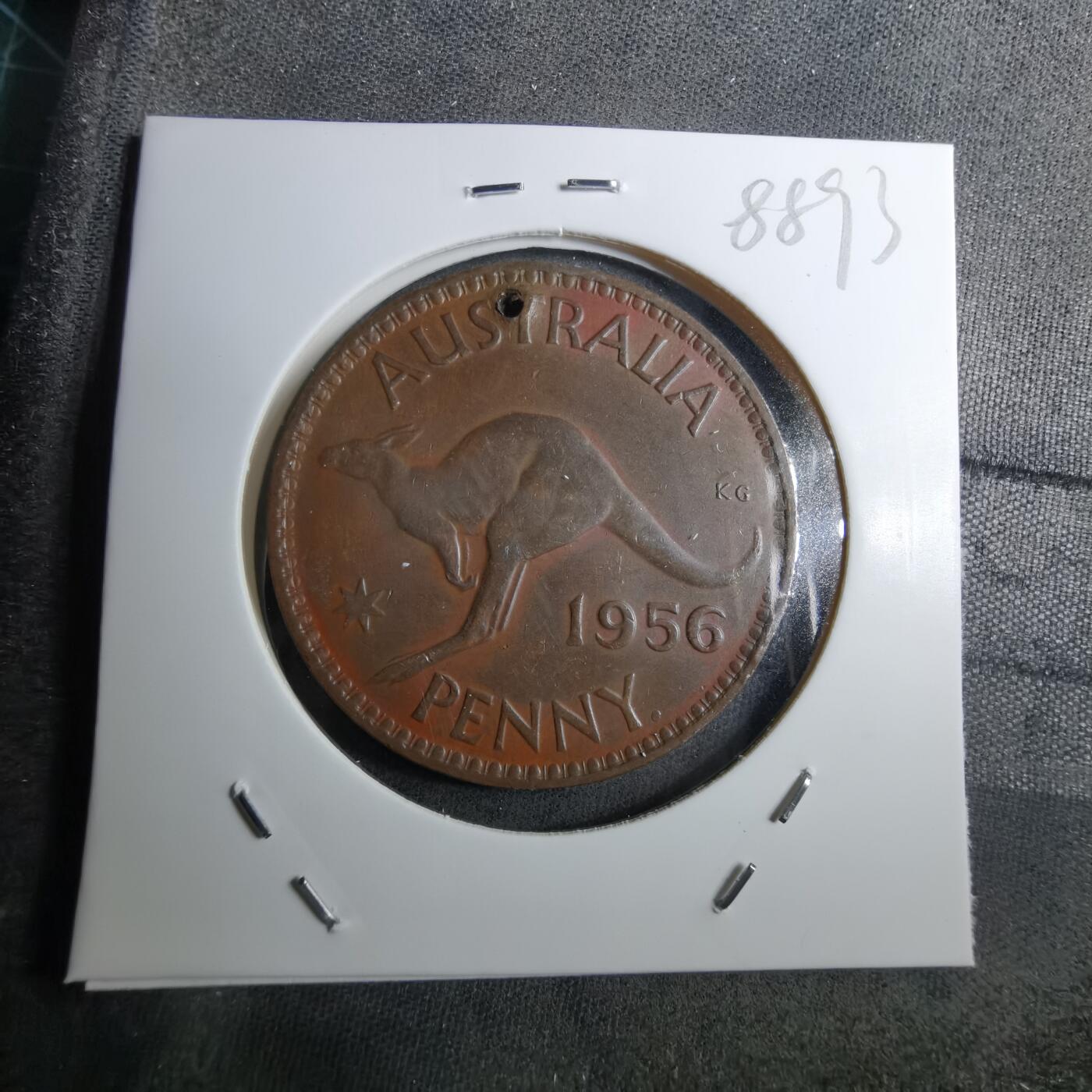 沼泽如烟--第888场 澳大利亚1956年1便士