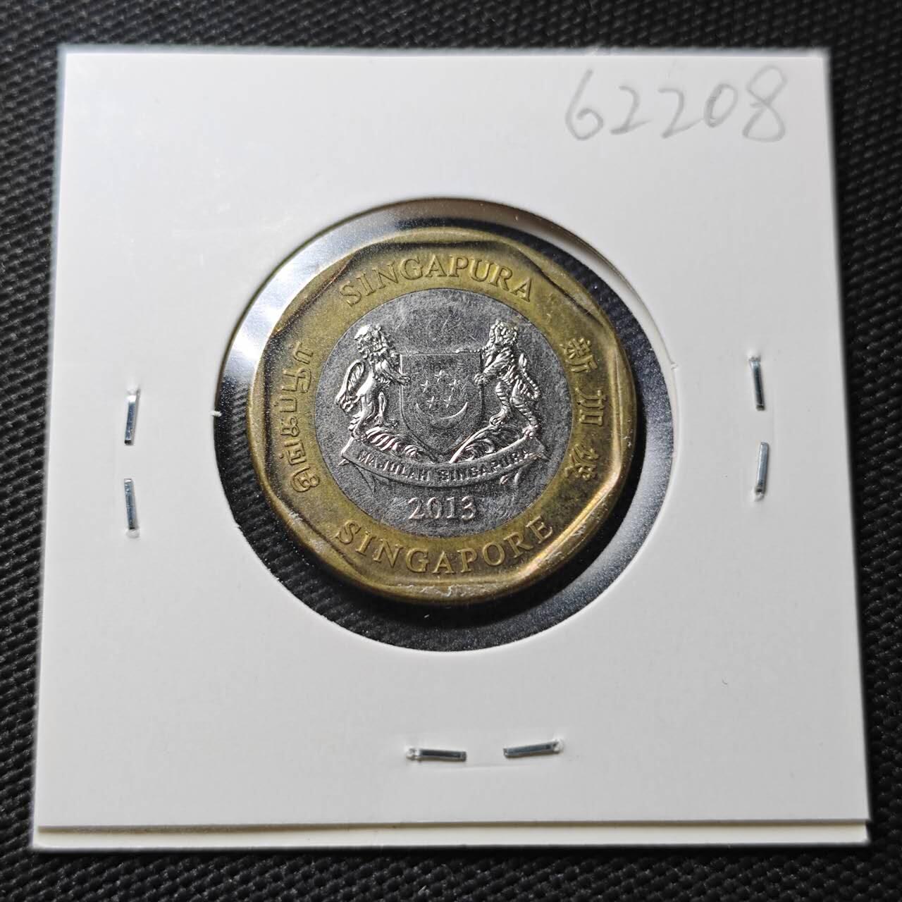 KK钱币收藏小铺  第362场  2月预留时间 周末发货  新加坡1元