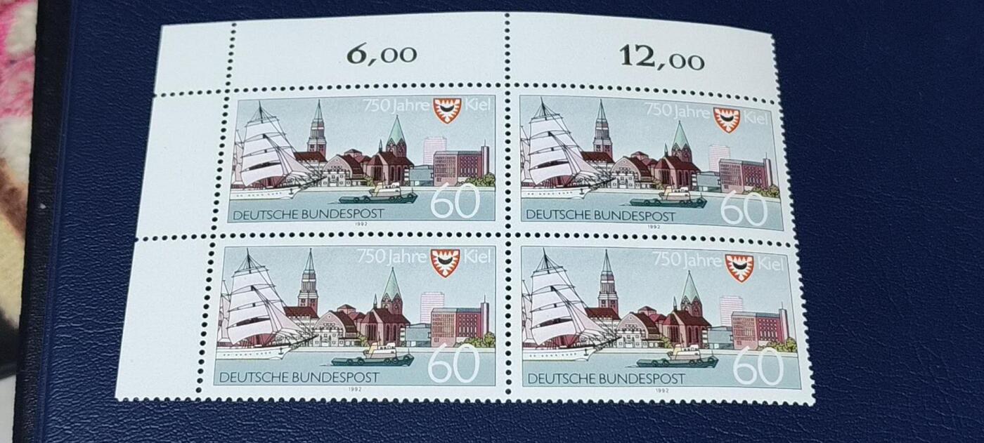 德国邮票专场，都是四方联