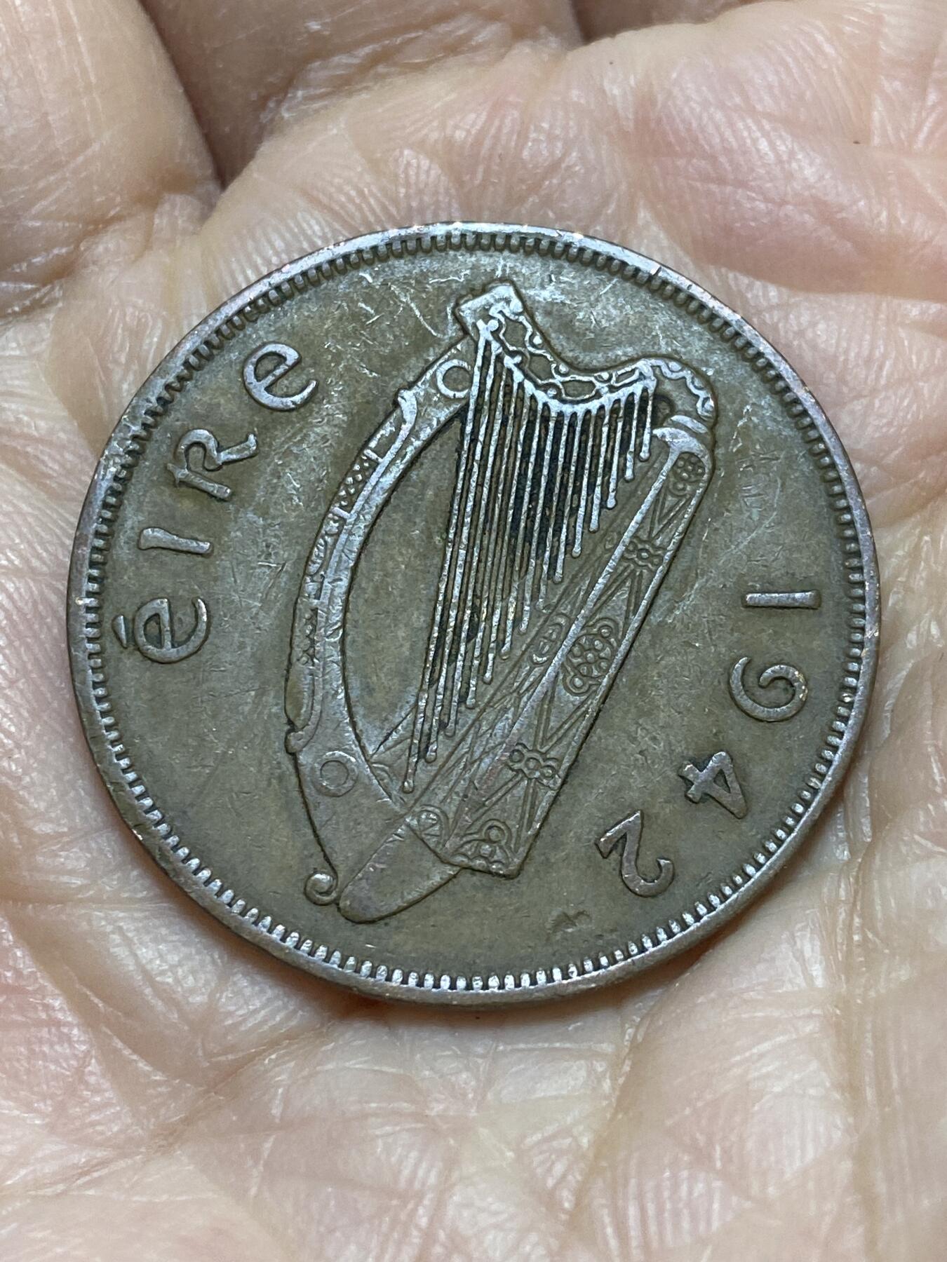 2025年第一百二十一场(总第一百四十七场）外国好品散币(免佣金) 爱尔兰🇮🇪1942年1便士(共和国时期第一套)