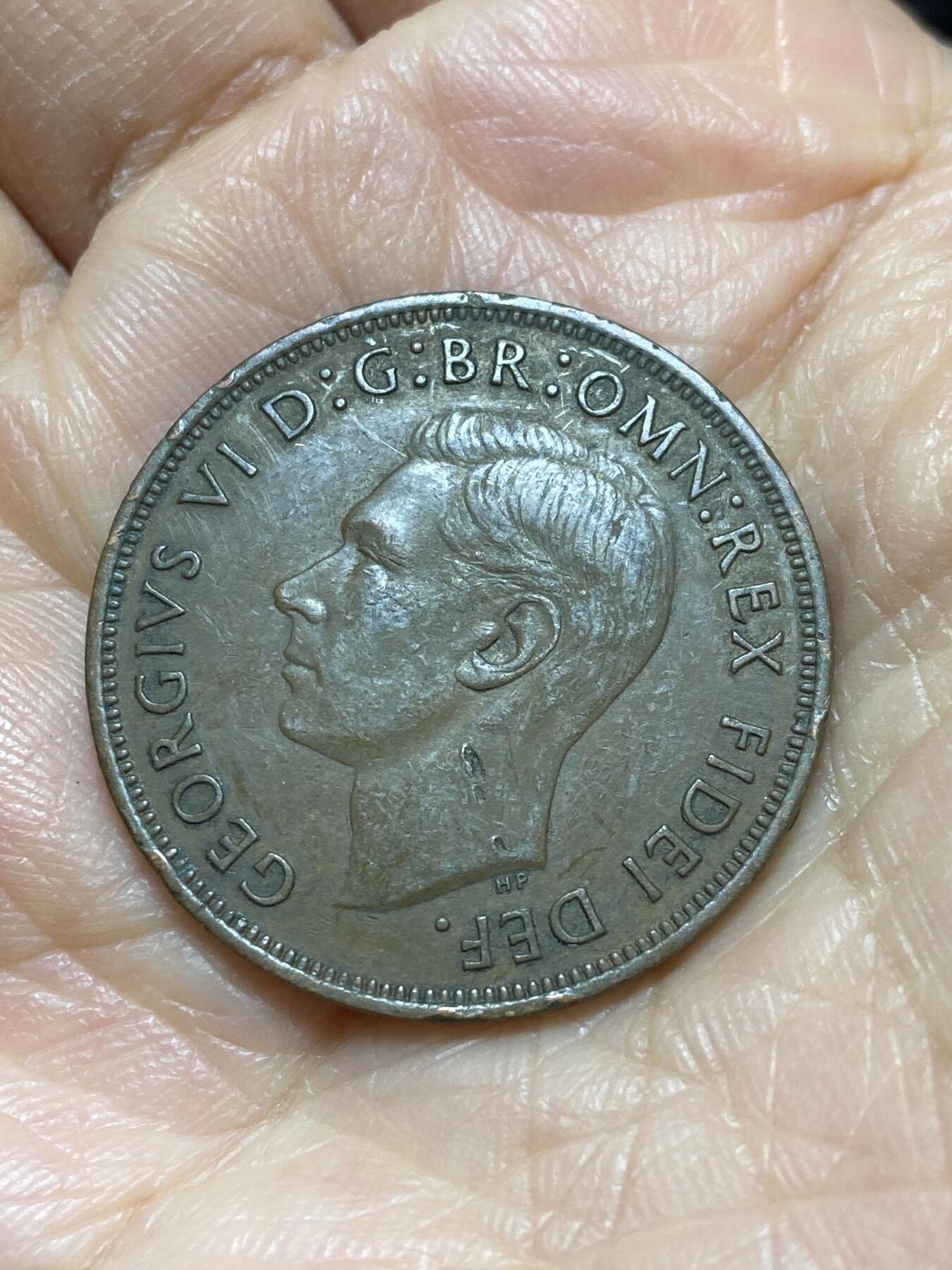 2025年第一百二十一场(总第一百四十七场）外国好品散币(免佣金) 澳大利亚🇦🇺1951年1便士(乔治六世第三版)