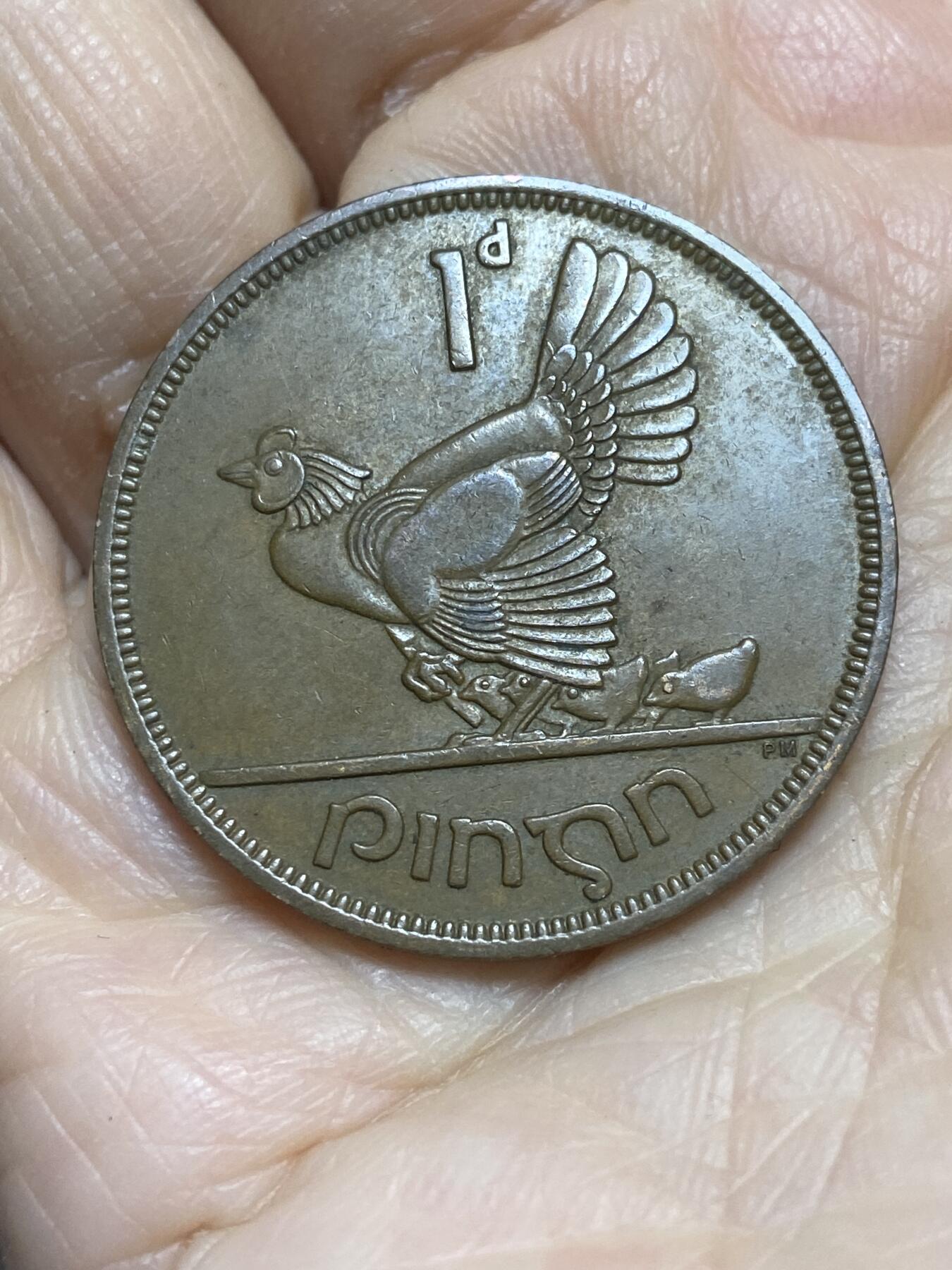 2025年第一百二十一场(总第一百四十七场）外国好品散币(免佣金) 爱尔兰🇮🇪1952年1便士(共和国时期第一套)