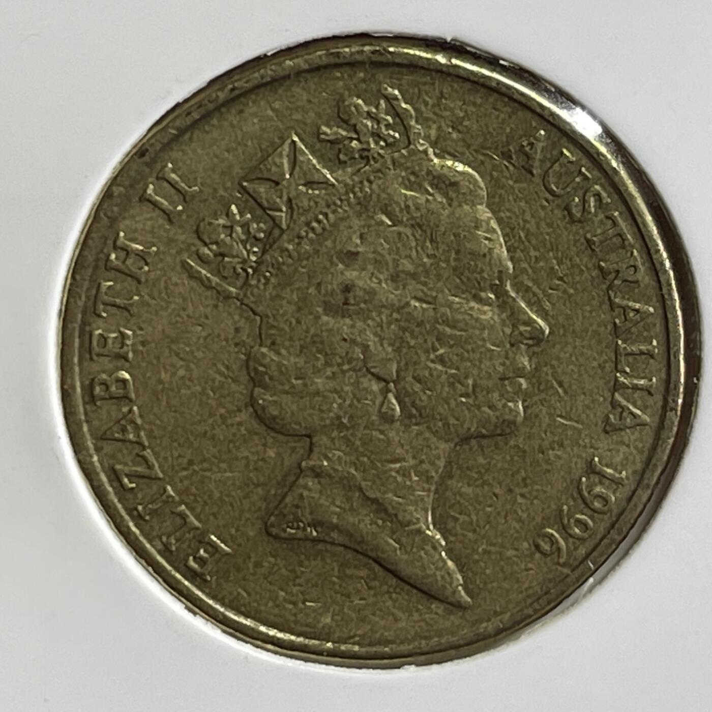 【澳大利亚硬币】限时专场 澳大利亚1元纪念币-1996年“联邦之父”亨利爵士帕克诞生200周年一枚