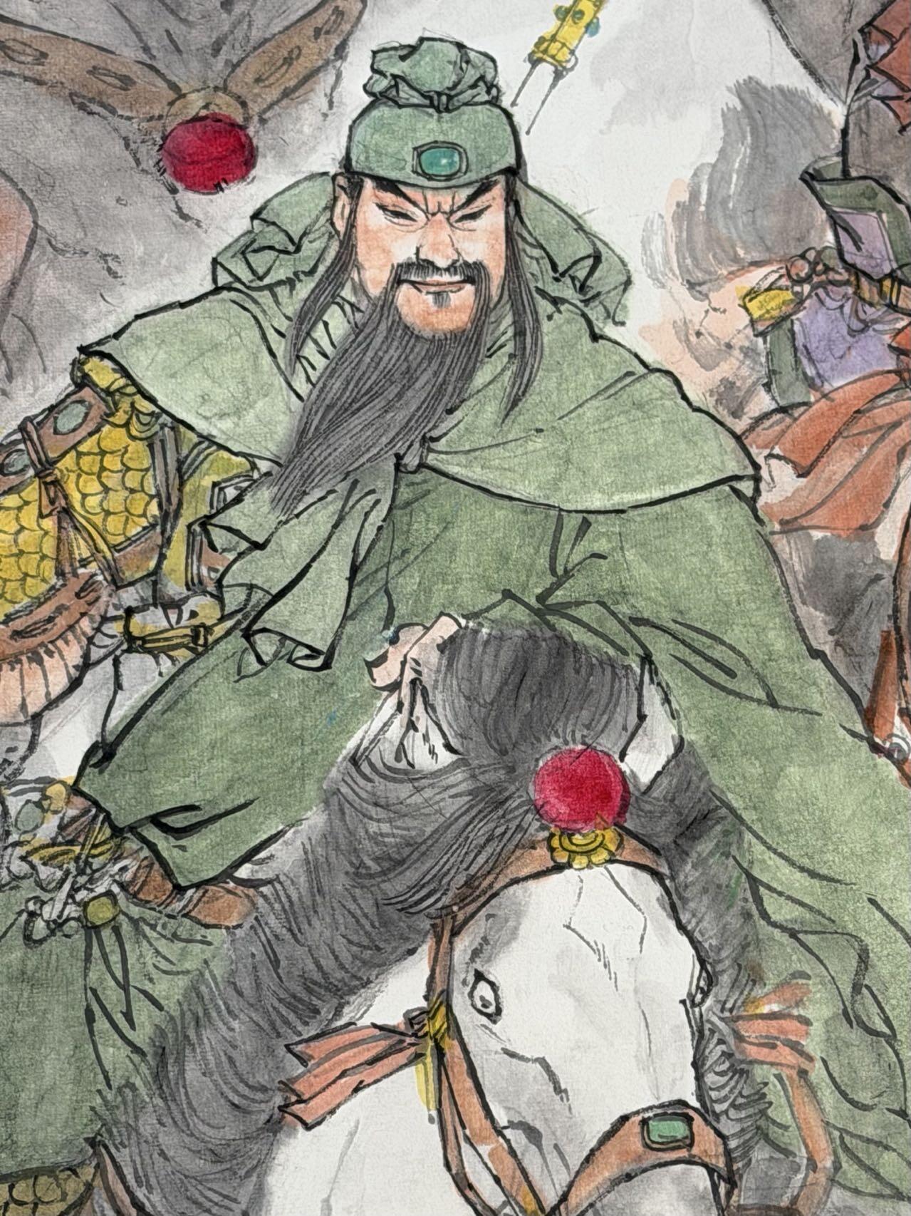 大连首届红藏暨第十一届全国连交会 连环画拍卖 2025 王新国手绘画 马到成功五虎图