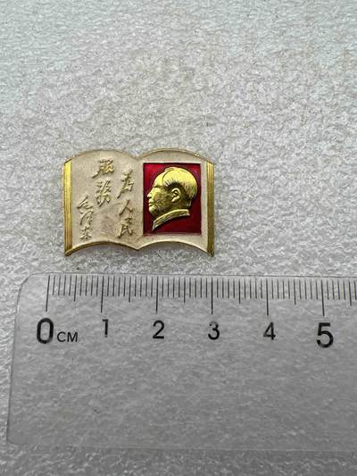 真品毛主席像章F - 真品毛主席像章、F
