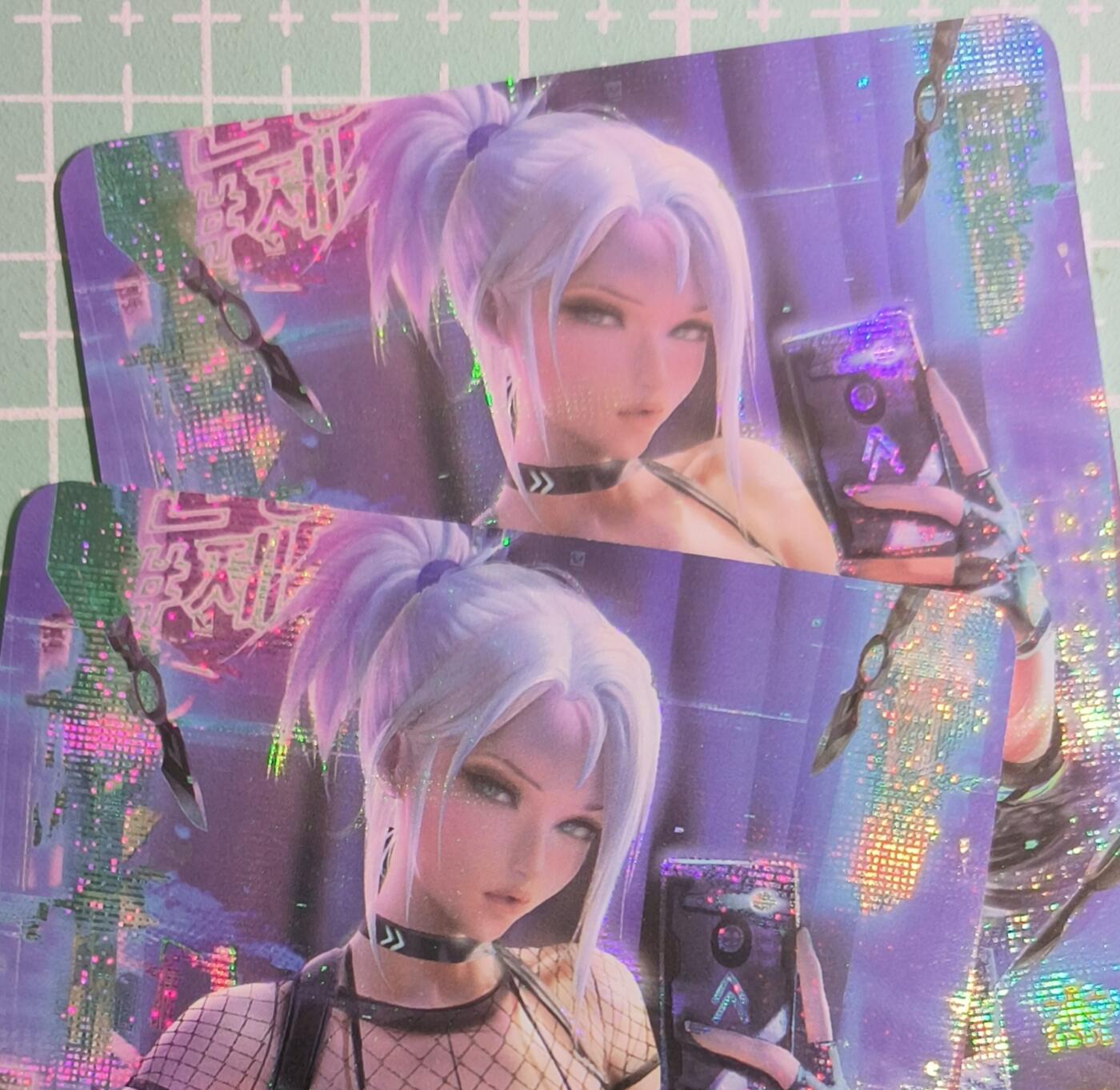 C先生卡牌 第15期 元集纪·刷子签·罐儿签·毒瘤签(持续收拍品中...) 【纱布闪】冰狗卡牌《杰特》双服饰 艺术卡