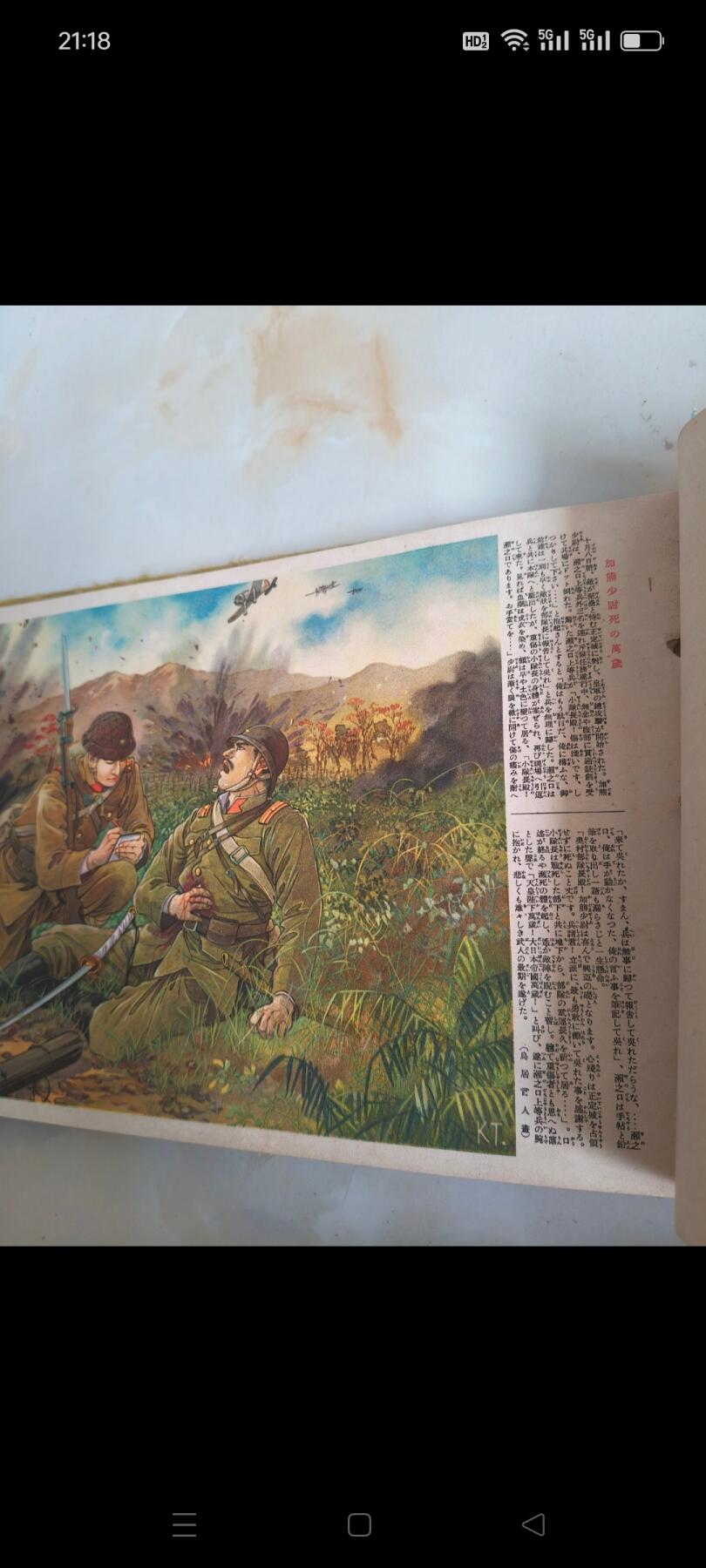 下乡淘到二战时期侵略中国的画册，都是日本名人画，【昭和十四年】发行，炫耀在中国的战绩，也是侵略中国的罪证，收藏价值高，保存完整，包老！