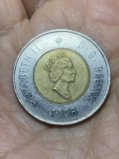 2025年第一百二十一场(总第一百四十七场）外国好品散币(免佣金) - 加拿大🇨🇦1996年2元