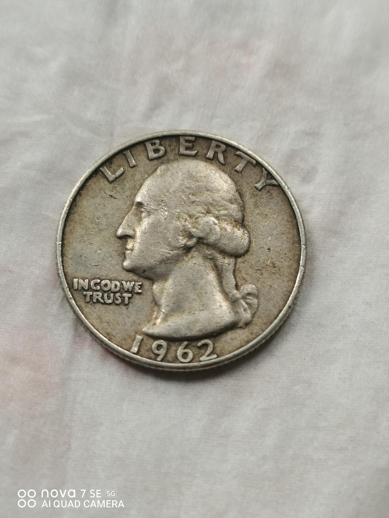 外国银币 62年美国银币
