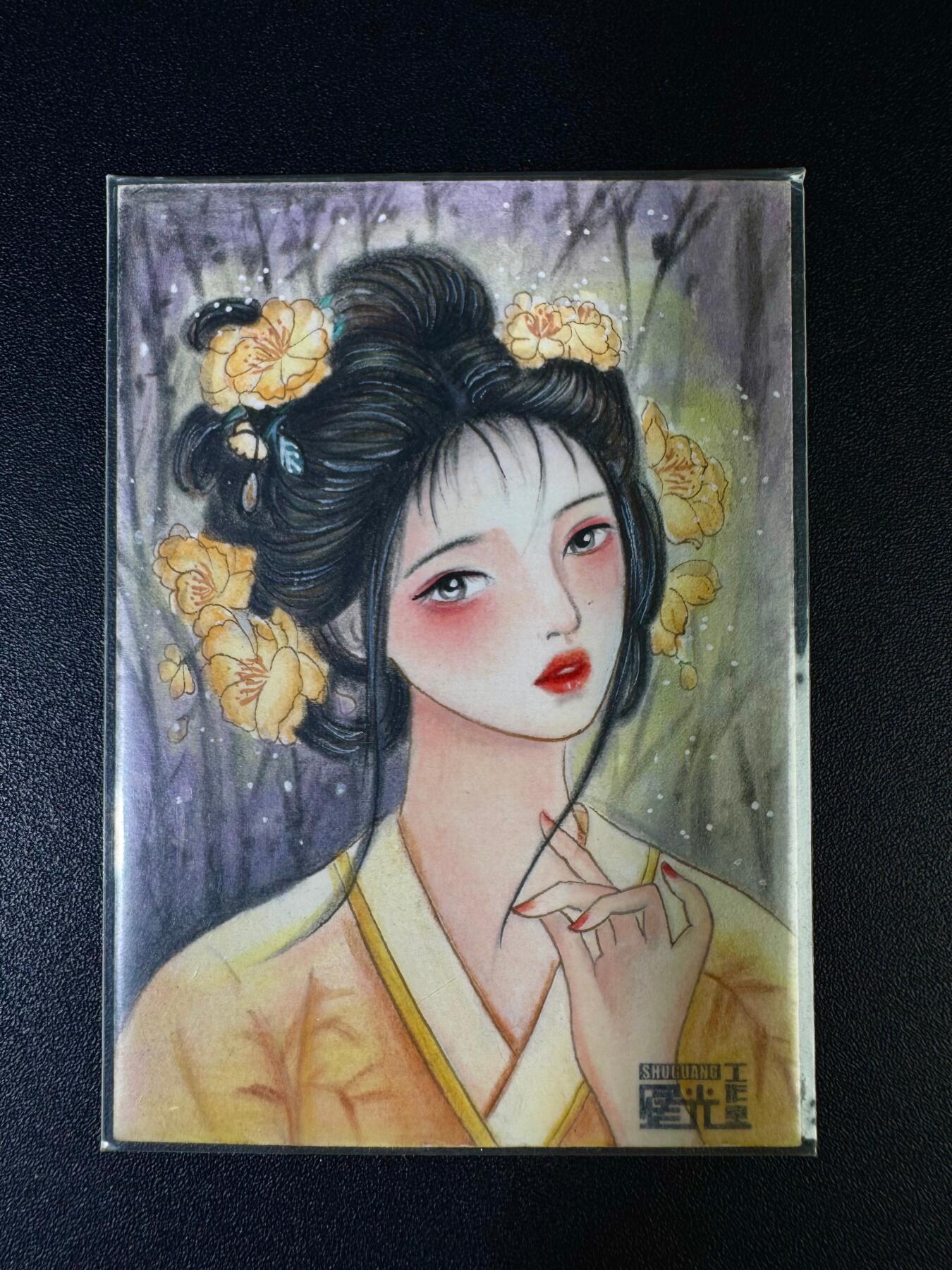 NO.14 好又多金牌大场，双11狂欢！每周一站式配齐，方便凑单！（周6晚8点截拍，卖家送拍0抽成！） 【1/1手绘卡】星光工作室 画师五花 林黛玉 【咏絮裁诗冠众芳，潇湘竹影映词章】