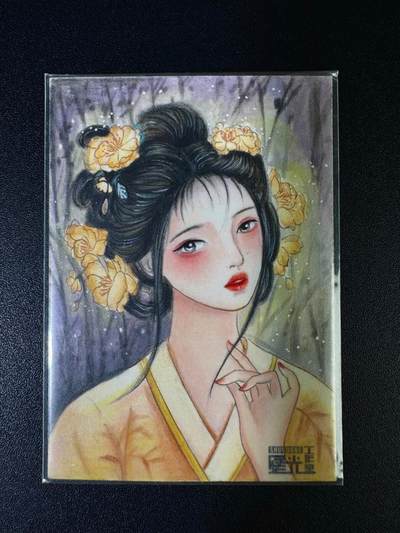 NO.14 好又多金牌大场，双11狂欢！每周一站式配齐，方便凑单！（周6晚8点截拍，卖家送拍0抽成！） - 【1/1手绘卡】星光工作室 画师五花 林黛玉 【咏絮裁诗冠众芳，潇湘竹影映词章】