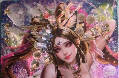 C先生卡牌 第15期 元集纪·刷子签·罐儿签·毒瘤签(持续收拍品中...) - 【粗闪】卡玩帕克《魂姬三国》贾诩姬