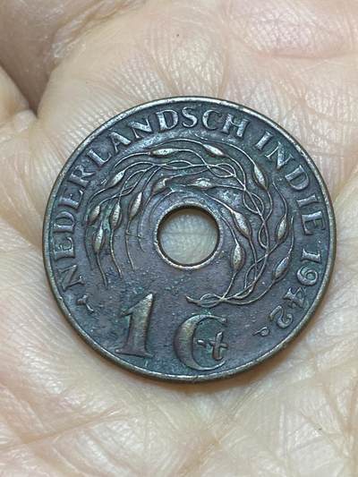 2025年第一百二十一场(总第一百四十七场）外国好品散币(免佣金) - 荷属东印度1942年1分
