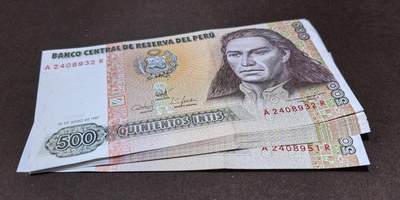 北京马甸外国币专卖第146期，外国纸币币专场，陆续上拍，欢迎关注 - 秘鲁500纸币20张全新