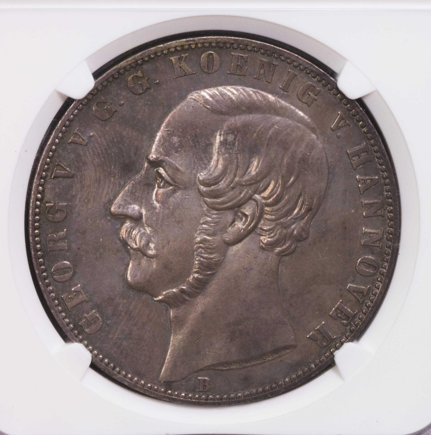 NGC-MS62 1866汉诺威狮马2泰勒 深打包浆