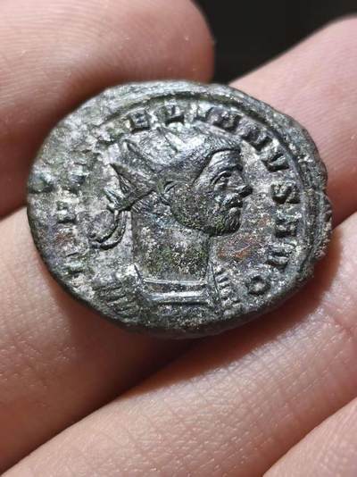 星盘世界钱币十一月五日古典币专场 - "古罗马帝国 奥勒良 安敦尼洗银币  公元270-275年打制，正面为皇帝芒冠侧像，铭文为“IMP AVRELIANVS AVG”意为“最高统帅・奥勒良・奥古斯都” 