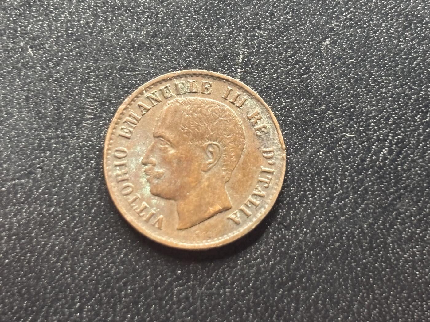 邮泉阁限时拍卖第三十四场 圣马力诺、梵蒂冈、意大利硬币专场（硬币在国外。请付邮费6元。） 意大利王国维克托·伊曼纽尔三世1904年1分