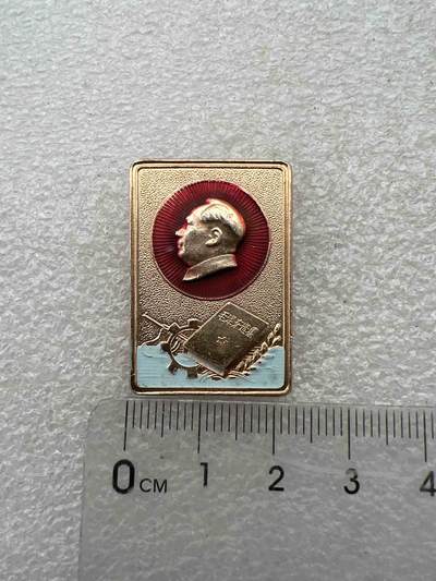 真品毛主席像章F - 真品毛主席像章F
