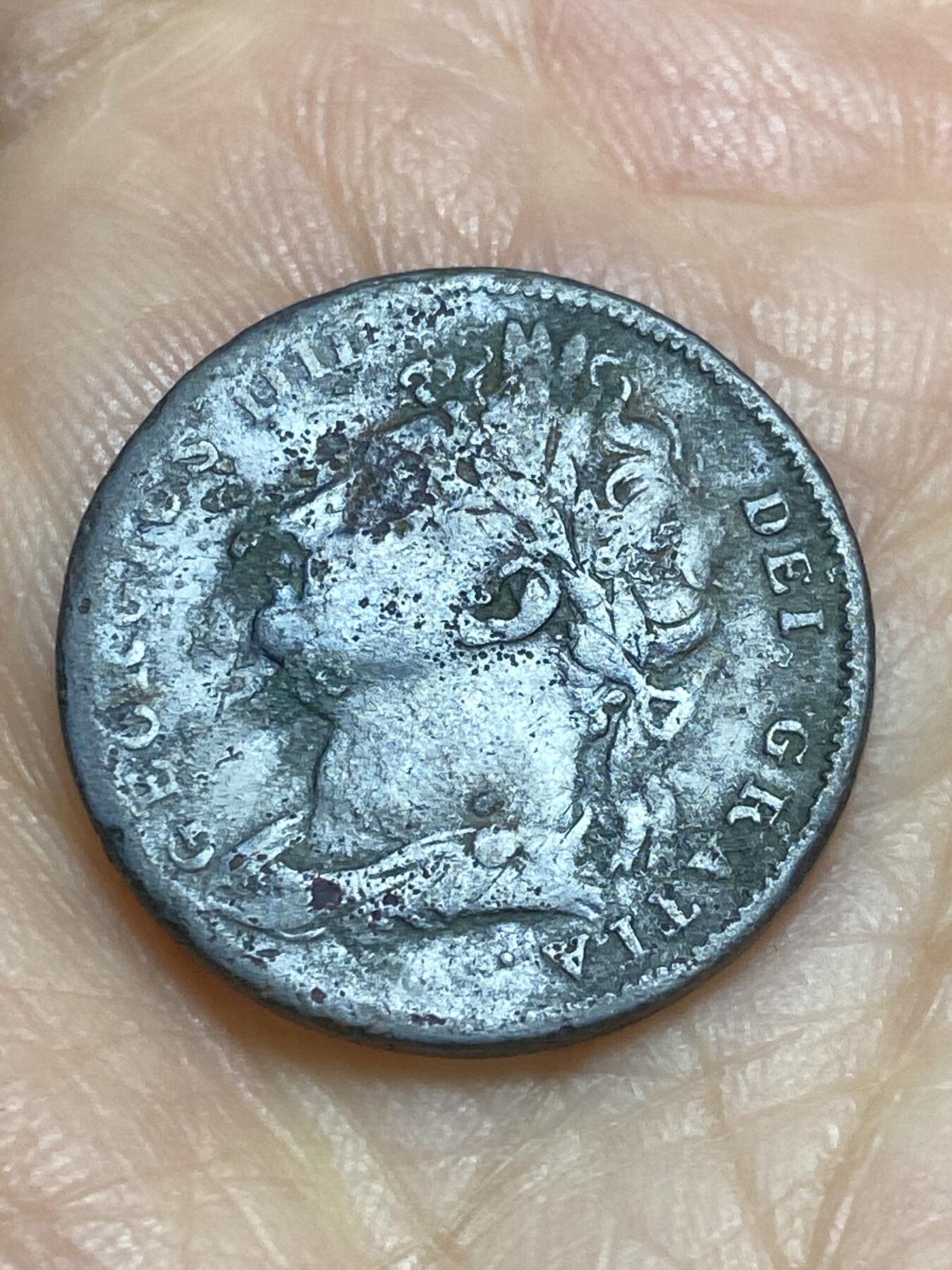 2025年第一百二十一场(总第一百四十七场）外国好品散币(免佣金) 英国🇬🇧1822年1法新(乔治四世时期)