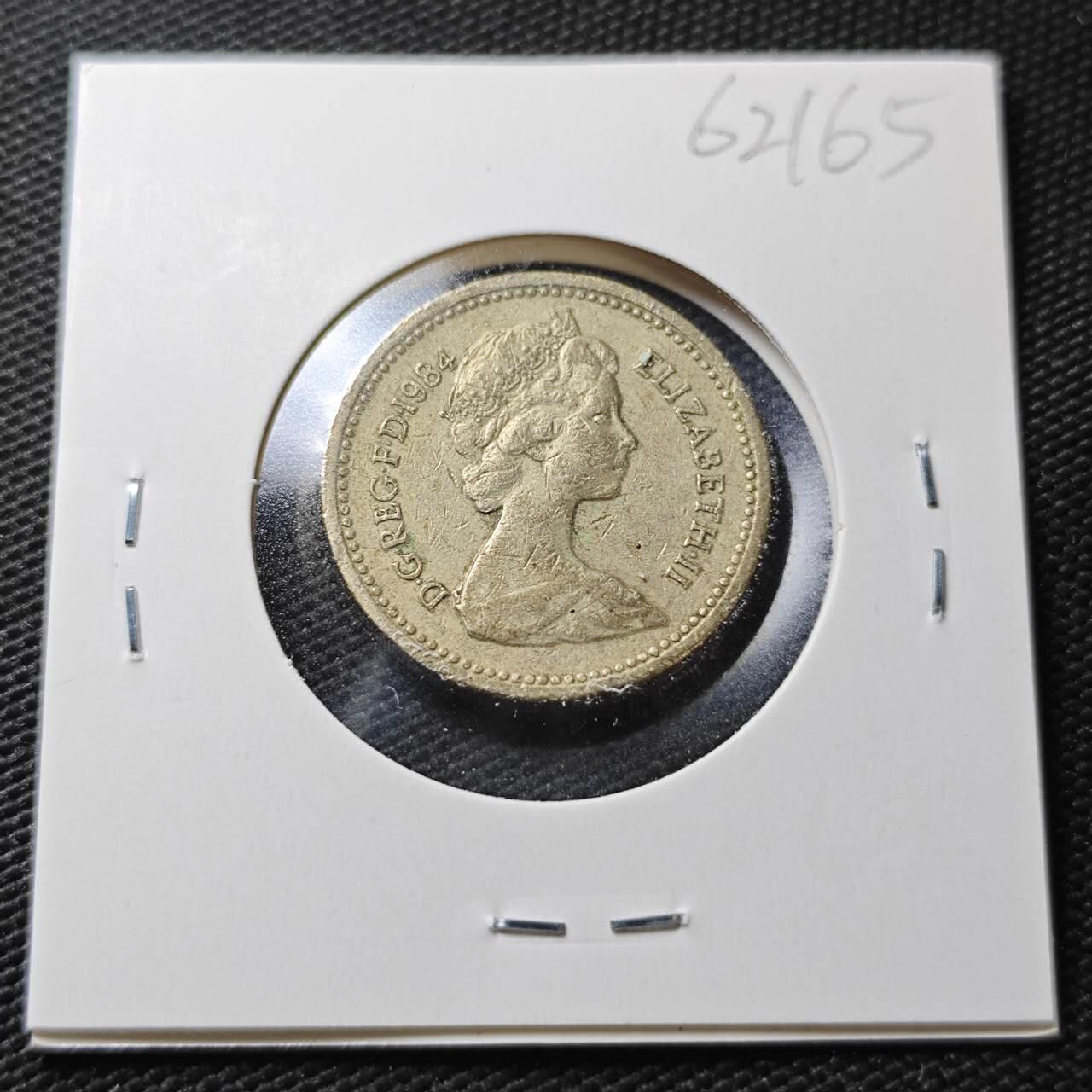 KK钱币收藏小铺  第362场  2月预留时间 周末发货  英国1镑