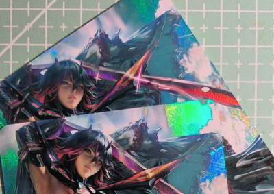 C先生卡牌 第15期 元集纪·刷子签·罐儿签·毒瘤签(持续收拍品中...) - 【彩闪】冰狗卡牌《三笠·阿克曼》双服饰 艺术卡