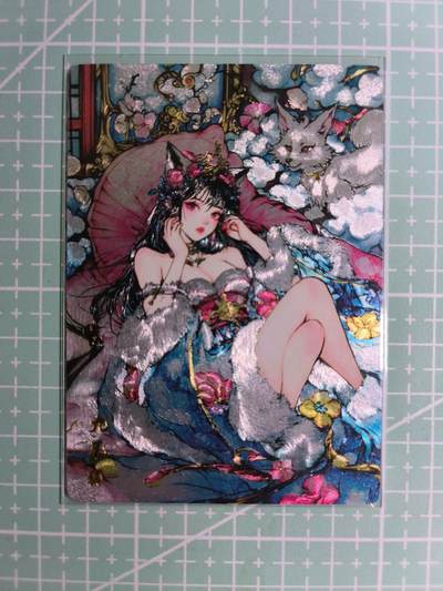 C先生卡牌 第15期 元集纪·刷子签·罐儿签·毒瘤签(持续收拍品中...) - 【粗闪】奇点卡牌×盲包系列《九尾狐》