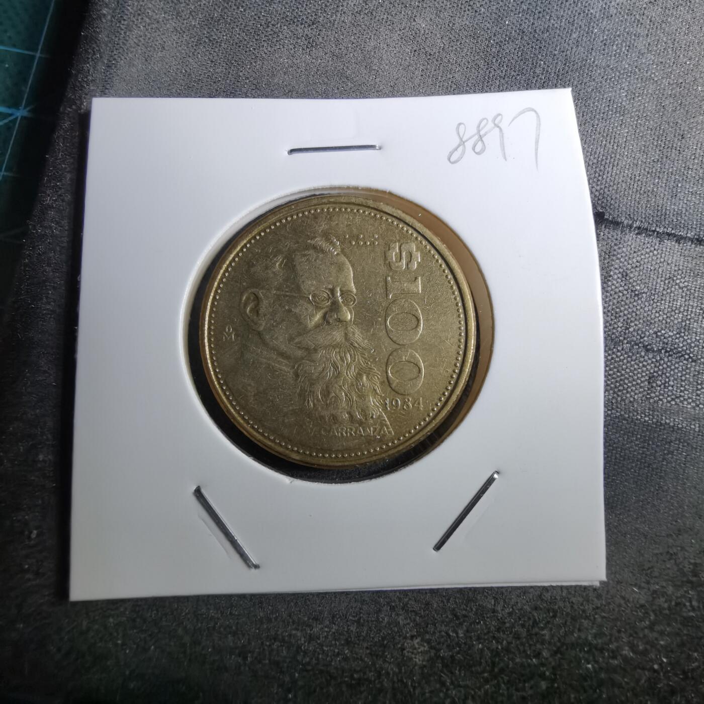 沼泽如烟--第888场 墨西哥1984年100比索