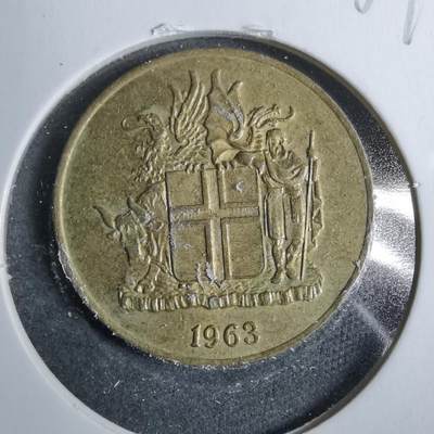 沼泽如烟--第889场 - 冰岛1963年1克朗