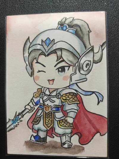 天玑星卡拍第134期《11.3周一截拍》持续收拍收评中 满赠卡需备注 - 【手绘卡】 小火柴 赵云 手绘卡