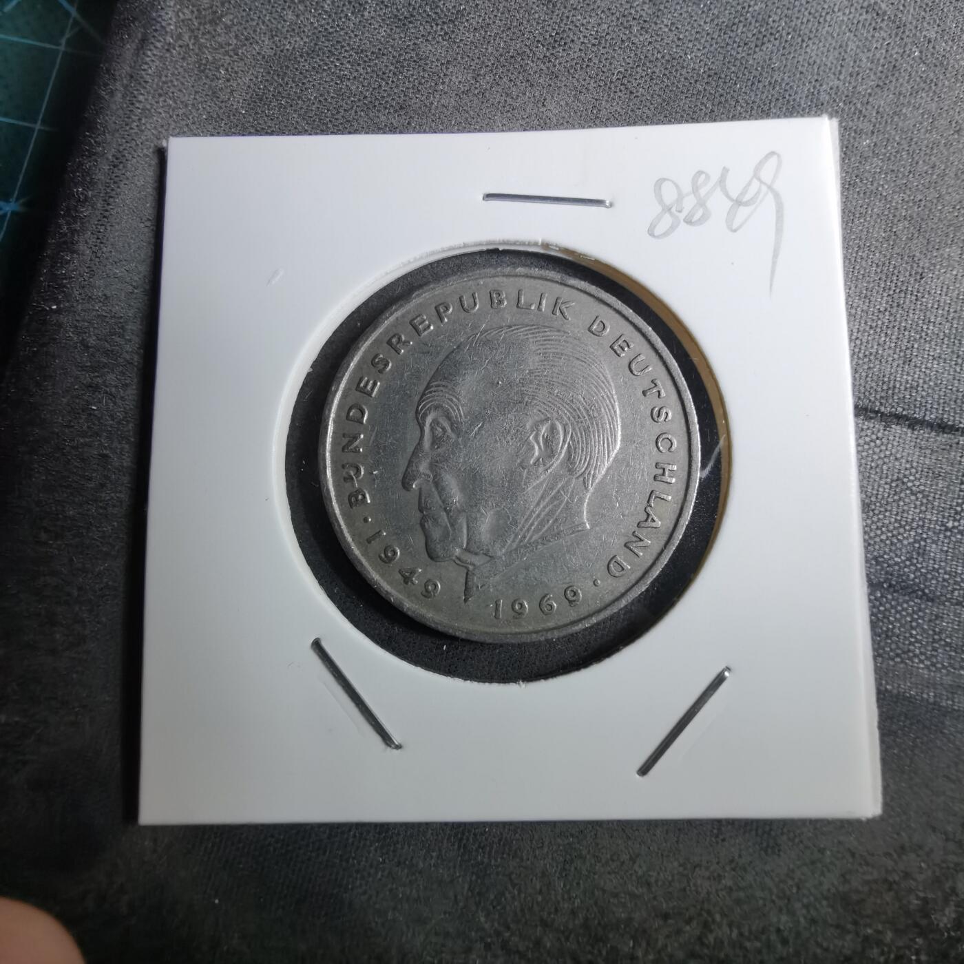 沼泽如烟--第888场 德国1970年2马克