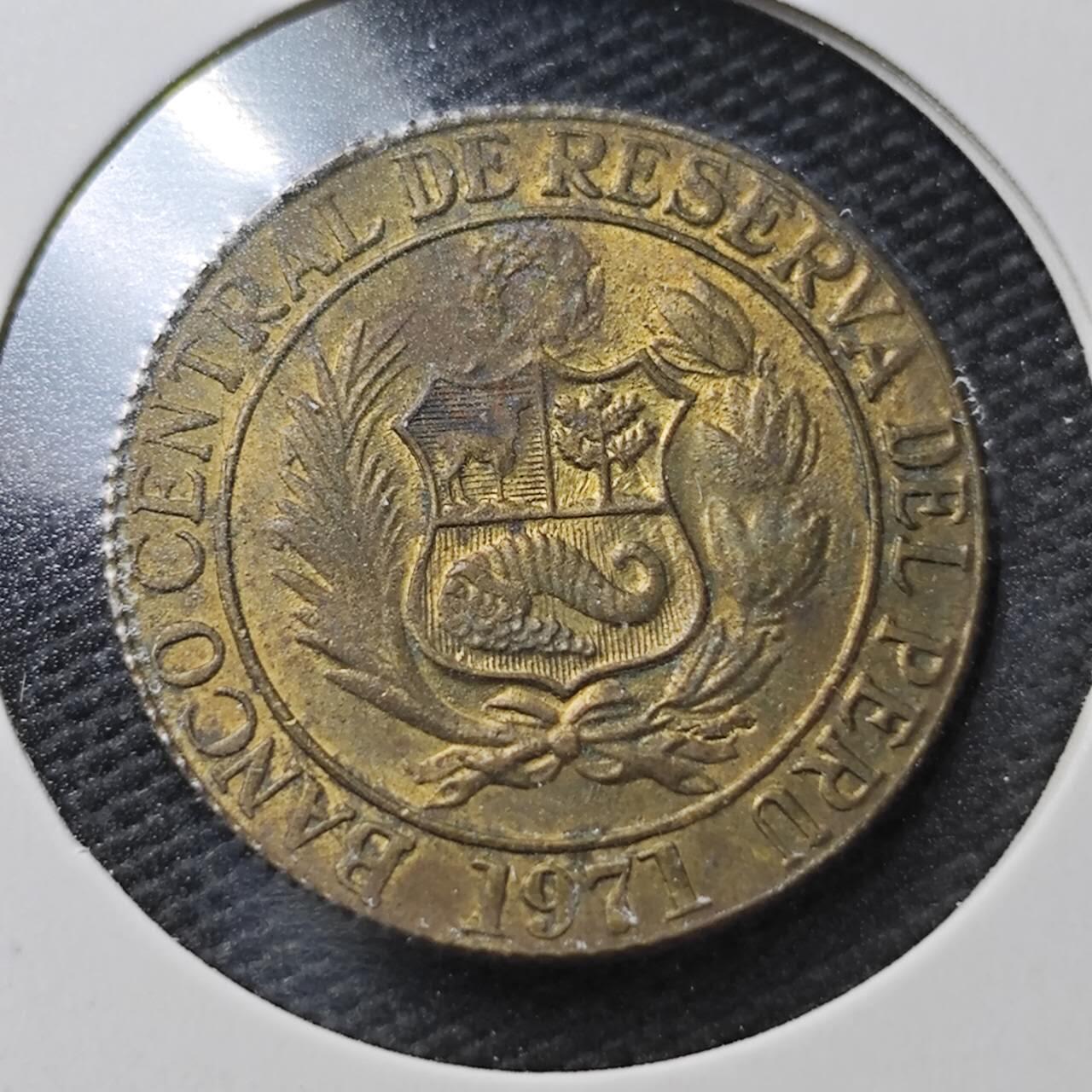 KK钱币收藏小铺  第362场  2月预留时间 周末发货  秘鲁1/2索尔铜币