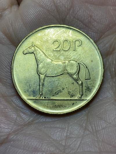 2025年第一百二十一场(总第一百四十七场）外国好品散币(免佣金) - 好品–爱尔兰🇮🇪1994年20便士(共和国时期第二套)