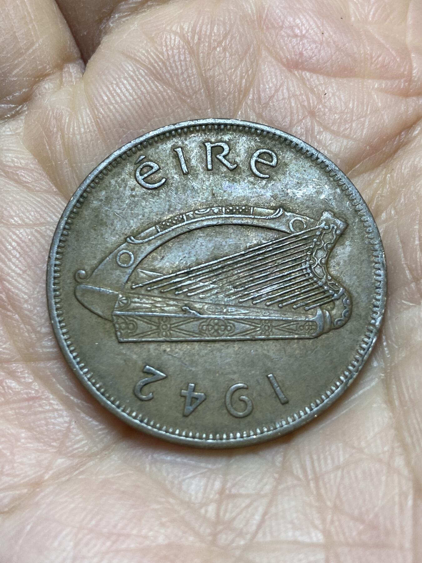 2025年第一百二十一场(总第一百四十七场）外国好品散币(免佣金) 爱尔兰🇮🇪1942年1便士(共和国时期第一套)