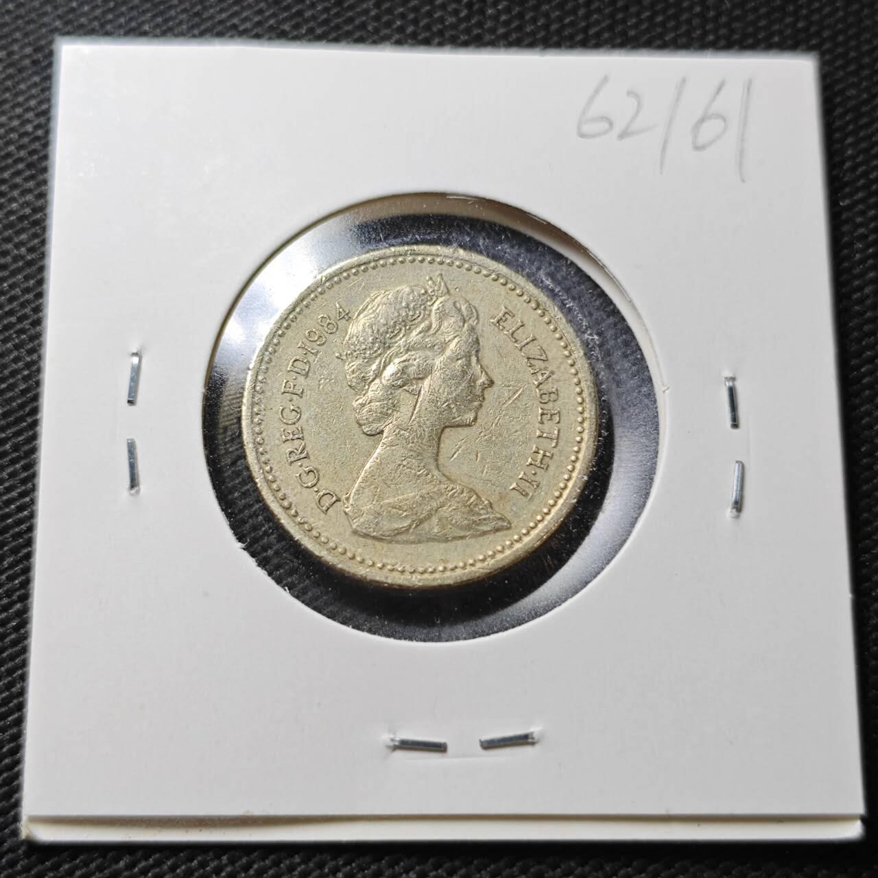 KK钱币收藏小铺  第362场  2月预留时间 周末发货  英国1镑