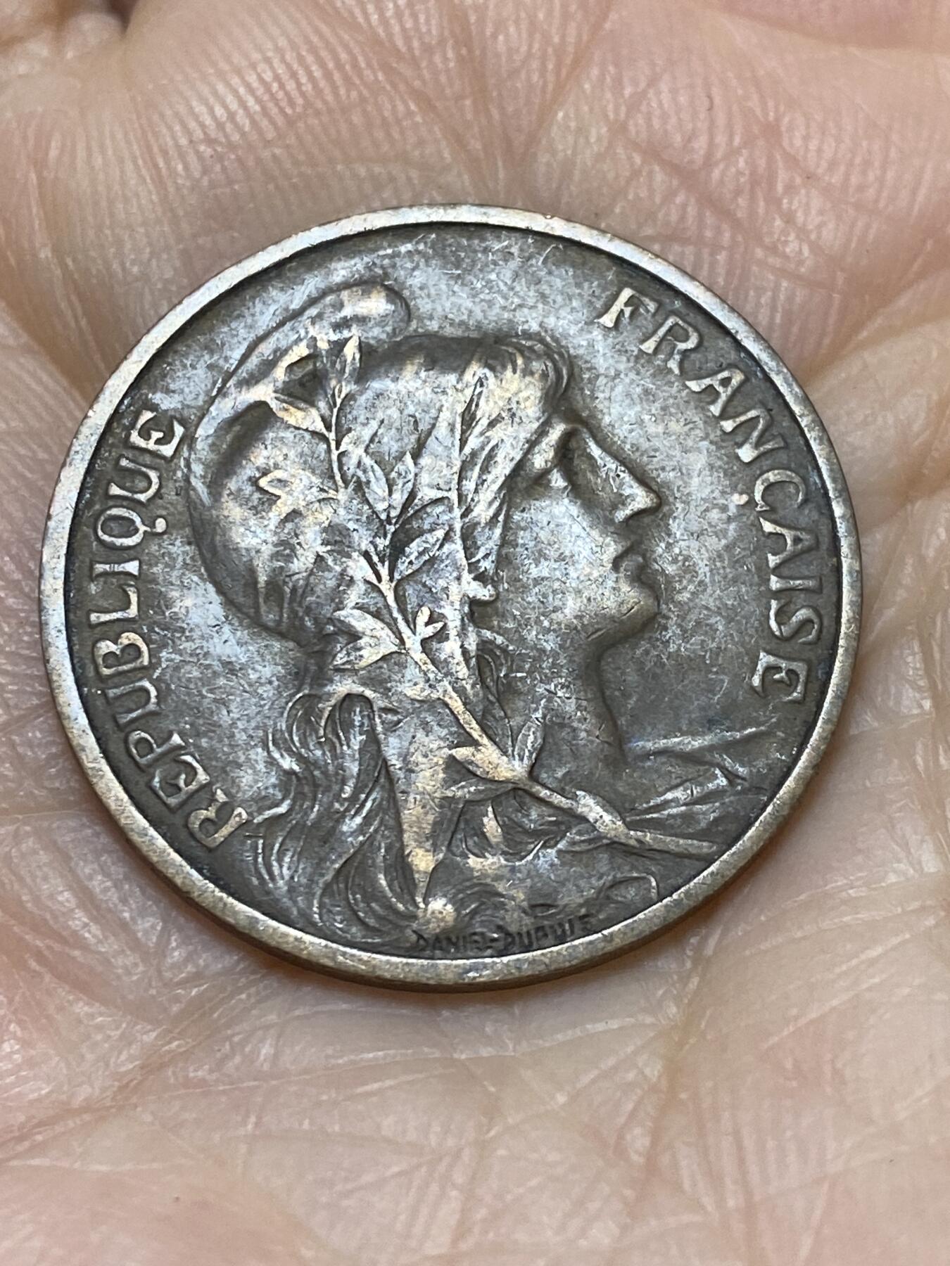 2025年第一百二十一场(总第一百四十七场）外国好品散币(免佣金) 法兰西第三共和国1915年5生丁