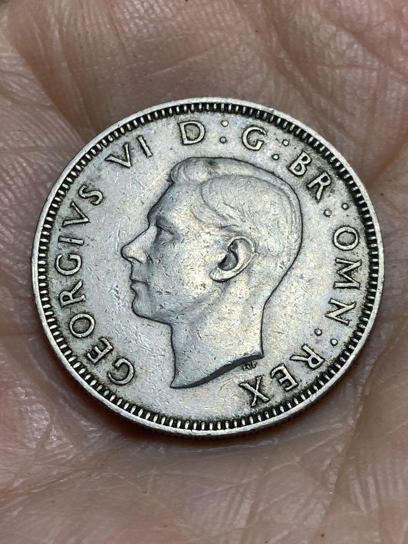 2025年第一百二十一场(总第一百四十七场）外国好品散币(免佣金) 英国🇬🇧1948年1先令(乔治六世第二版，苏格兰坐狮版，关门年仅发行2年)